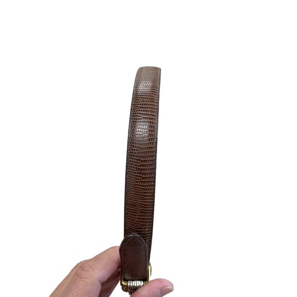 Brighton Womens Brown Leather Belt buckle accented Size M/30 SKU 8363 - Picture 2 of 16